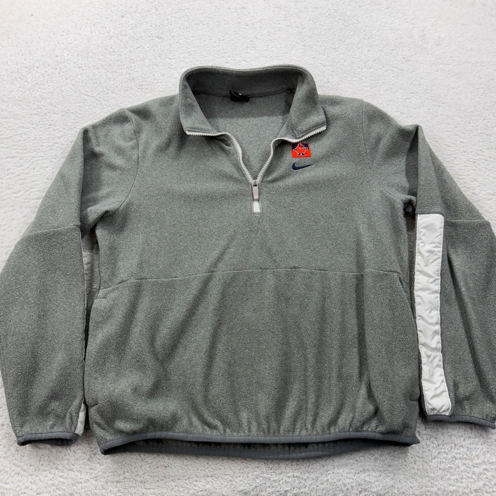 Nike Women's Syracuse Orange Fleece 1/4 Zip Pullover Sweatshirt Size S